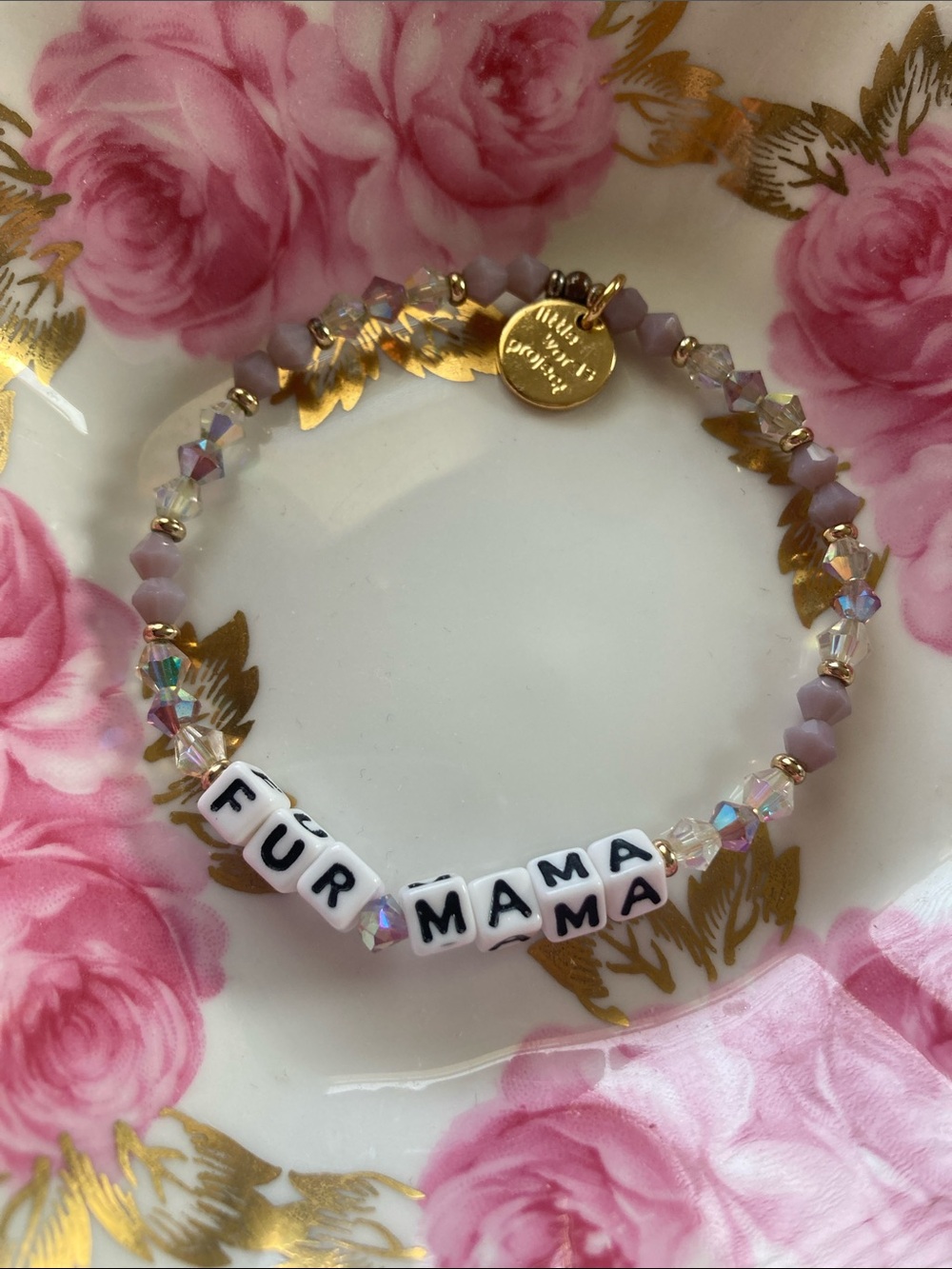 Little Words Project 'Fur Mama' Beaded Bracelet